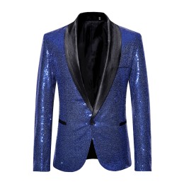 SKMS048   設計亮片個性西裝  男歌手禮服演出西裝   金色西裝外套   主持人服裝   影樓西服男     特色西裝 SKMS048   設計亮片個性西裝  男歌手禮服演出西裝   金色西裝外套   主持人服裝   影樓西服男     特色西裝